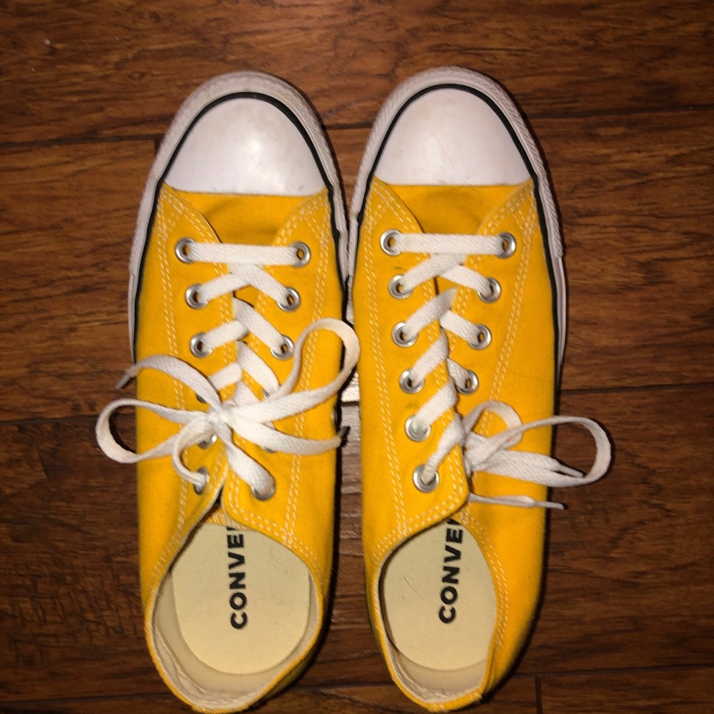 yellow converse